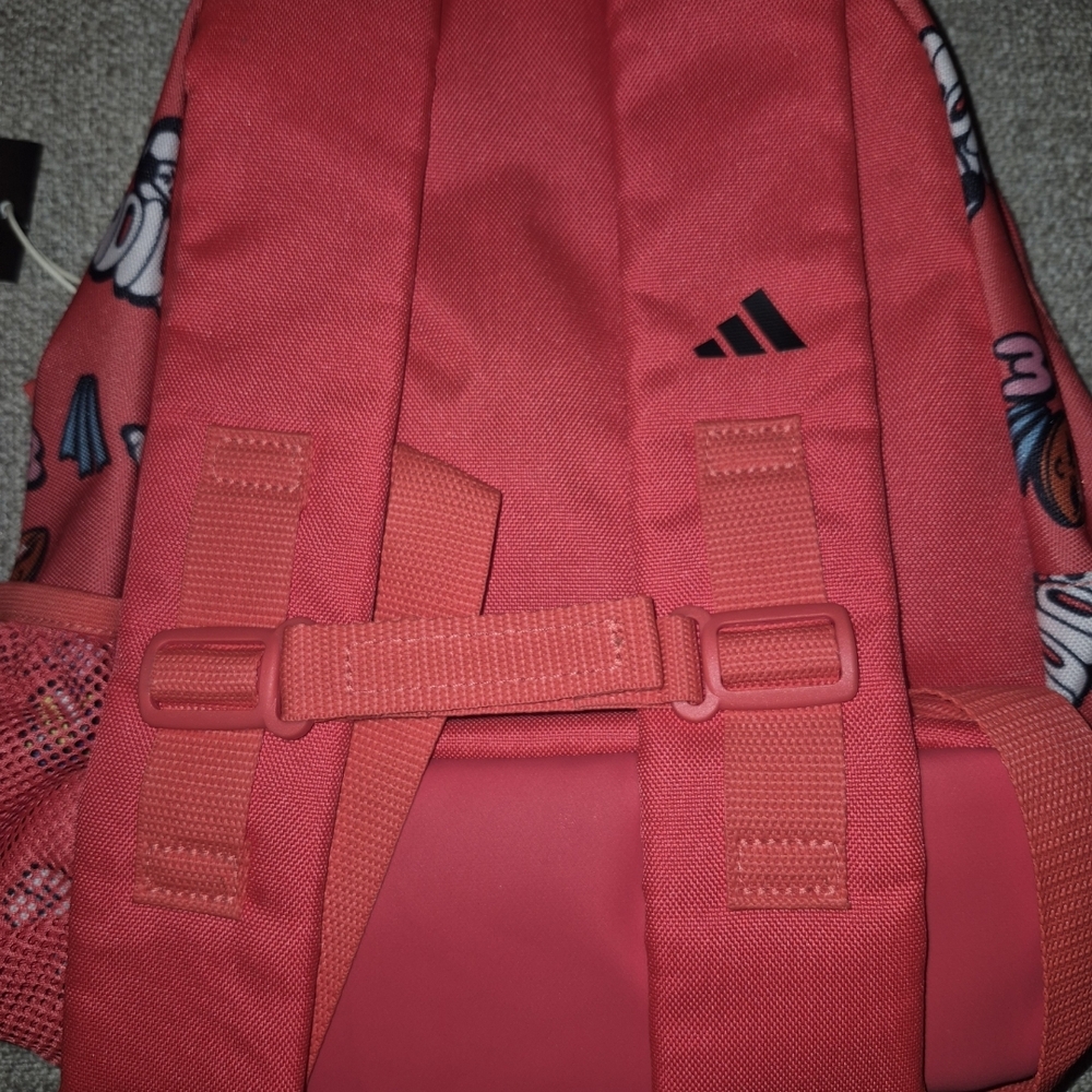Kids Red Patterned Backpack - Picture 2 of 4
